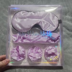 Lavender Sleep Mask and Scrunchie Set